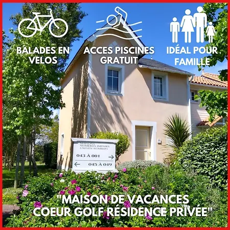 Escapade Golf Et - Maison Familiale 6 Personnes Au Coeur Du Golf De 3*